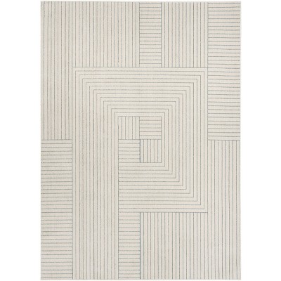 Nourison Washable Decor Geometric Modern Indoor Rug