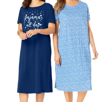 evening blue pajamas