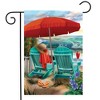 Briarwood Lane Beach Life Summer Garden Flag Nautical Adirondack Chairs 18" x 12.5" - 2 of 4