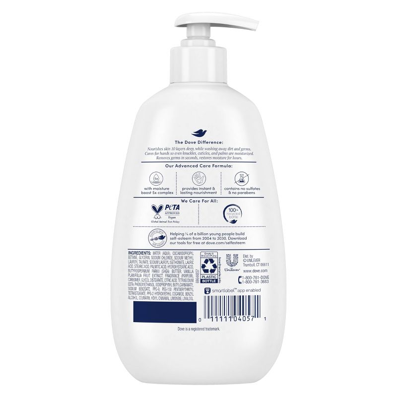 Dove Beauty Advanced Care Hand Wash - Shea Butter &#38; Warm Vanilla - 12 fl oz, 4 of 9