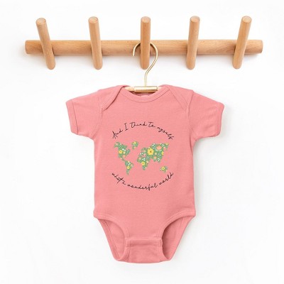 The Juniper Shop What A Wonderful World Baby Bodysuit