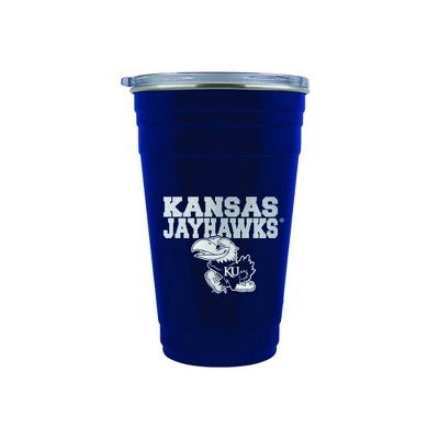 NCAA Kansas Jayhawks Tailgater Tumbler - 22oz