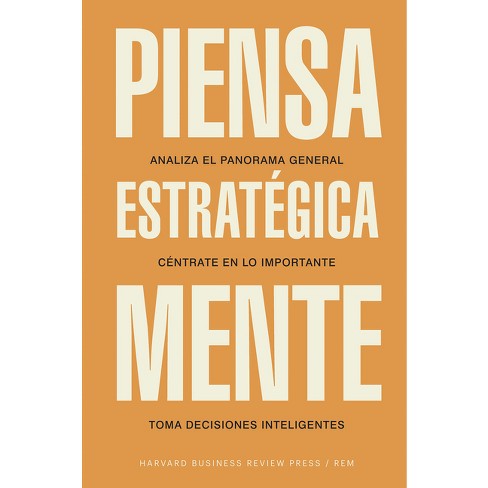 Piensa Estratégicamente (thinking Strategically, Spanish Edition ...