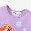 Disney Frozen Toddler Girls Elsa/Anna 1pc Naia Character Print Ruffle-sleeve Top T-shirt Tee - 4 of 4