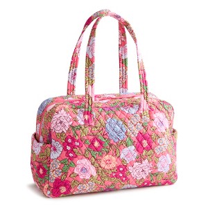 Vera Bradley Women's Outlet Cotton Weekender Travel Bag Vibrant