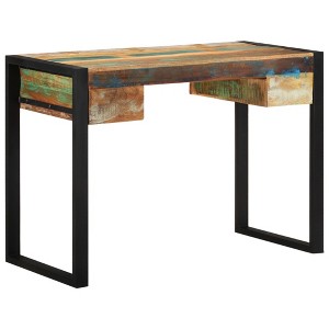 VidaXL Desk Solid Reclaimed Wood - 1 of 4