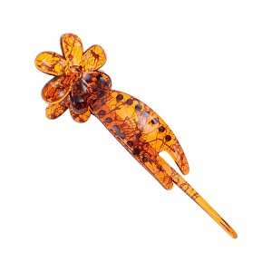 Unique Bargains Fashion Six-Petal Flower Hair Clips Hairdo Clip 1 Pc - 1 of 4