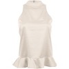 VENUS Womens Peplum Top  -  12, Off White - 3 of 4