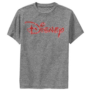 Boy's Disney Festive Christmas Logo Performance Tee - 1 of 4