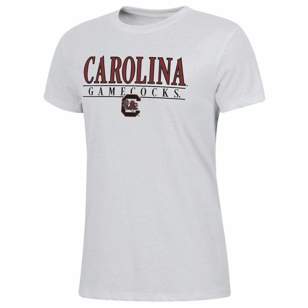 NCAA South Carolina Gamecocks Women's White T-Shirt