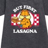 - Garfield - But First, Lasagna Graphic Short Sleeve Fleece Dress - 2 of 3