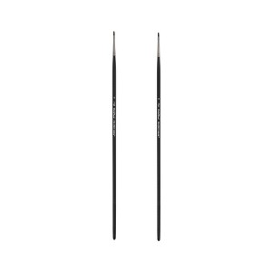 Black Swan Synthetic Red Sable Paint Brushes Flat Sets of 2- Professional Quality Long Handle Paint Brushes in Assorted Shapes and Sizes for Oil, - 1 of 4