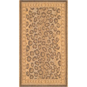 Courtyard Cheetah CY6100 UV & Stain Resistant Non-Shedding Power Loomed Indoor/Outdoor Rugs - Safavieh - 1 of 4