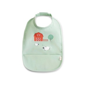 SARO Waterproof Baby Bibs | Adjustable Feeding Bibs for Baby Led Weaning & Messy Play | Stain-Resistant & Easy Clean - 1 of 4