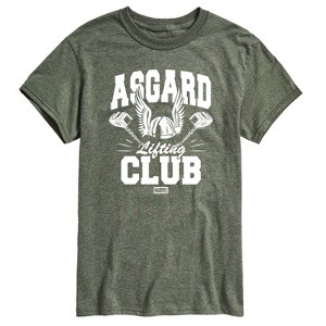 Men's - Marvel - Thor Asgard Lift Club Short Sleeve Graphic T-Shirt - 1 of 4
