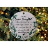 to My Bonus Daughter Christmas Ornament from Mom and Dad - 4 of 4