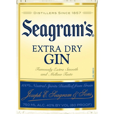 Seagram's Gin -750ml Bottle
