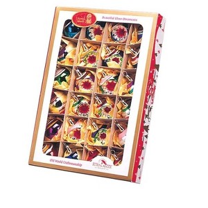 Kurts S. Adler Early Years Mini Glass Ornament Set of 24 - Ball and Reflector (YAMGC0284), Christmas - 1 of 4