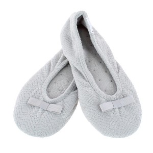 Isotoner Women's Sculpted Microterry Ballerina Slippers - 1 of 3