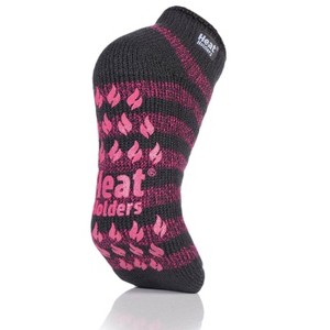 Women's Twist Stripe Ankle Slipper Socks - 1 of 1