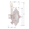 Crystorama Lighting Paris Market 1 - Light Sconce in  Venetian Bronze - 4 of 4