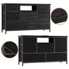 8 Dresser TV Stand with LED Light, 47'' Wide TV Stand with 8 Deep Drawers for Bedroom, Chest of Drawers with AC Outlets and 2 USC Ports - 4 of 4