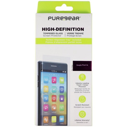 PureGear High-Definition Tempered Glass Screen Protector for Google Pixel 4a - image 1 of 1