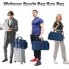 Gym Bags for Women Men with Wet & Shoe Compartment, 40L Foldable Travel Duffle Bag - 2 of 4
