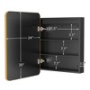 Lighted Medicine Cabinet with Mirror Wall Mounted Bathroom Mirror with Storage - 2 of 4