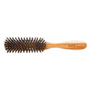 Bass Brushes Shine & Condition Hair Brush Premium Bamboo Handle with Bass Premium Select 100% Pure Firm Natural Boar Bristles 7 Row - 1 of 4