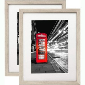 Americanflat Picture Frame with tempered shatter-resistant glass - Available in a variety of sizes and styles - 1 of 4