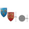 Design Toscano Grand Arms of France Wall Shield Collection- Set of Two - image 3 of 3