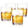Rocks Tumbler Glasses For Old Fashioned, Whiskey Glasses, Scotch Glasses, Bar Glass, Cocktail Gifts - 12 Ounce, Set of 4 - 4 of 4