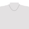 Black Bow Jewelry 2.75mm Sterling Silver Solid Oval Rolo Chain Necklace - 2 of 4