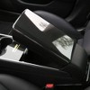 1 paint central armrest box cover, carbon fiber decorative stickers, car interior modification, suitable for most vehicles - 3 of 4
