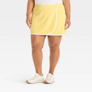 Women's Leisure Studio Loop Terry Mini Skort - Universal Thread™ - 1 of 3