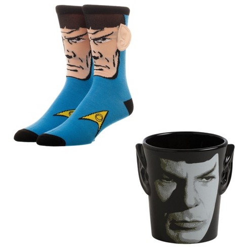 Star Trek Spock Crew Socks & Ceramic Mug Combo Set : Target