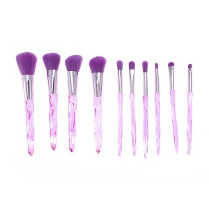 Unique Bargains Lightweight Makeup Brush Set 10 Pcs - 1 of 4