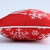 12"x18" 'Let it Snow' Lumbar Throw Pillow Red - Pillow Perfect - 3 of 4