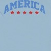 Rerun Island Men's America Red Stars Americana 4Th Of July Short Sleeve Graphic Cotton T-Shirt - Light Blue XL - 2 of 4