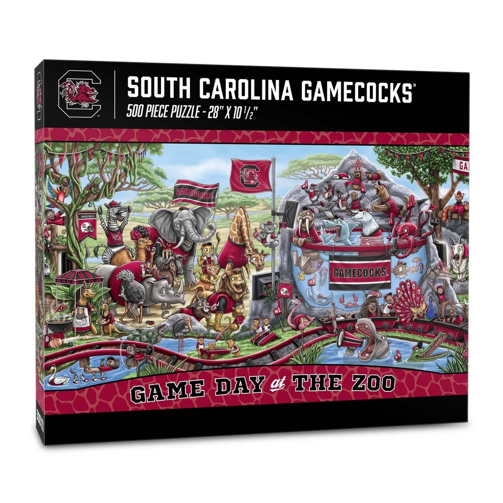 Photos - Jigsaw Puzzle / Mosaic NCAA South Carolina Gamecocks Game Day at the Zoo 500pc Puzzle