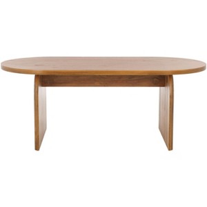 Syura Ribbed Coffee Table - COF2100 - Safavieh - 1 of 4