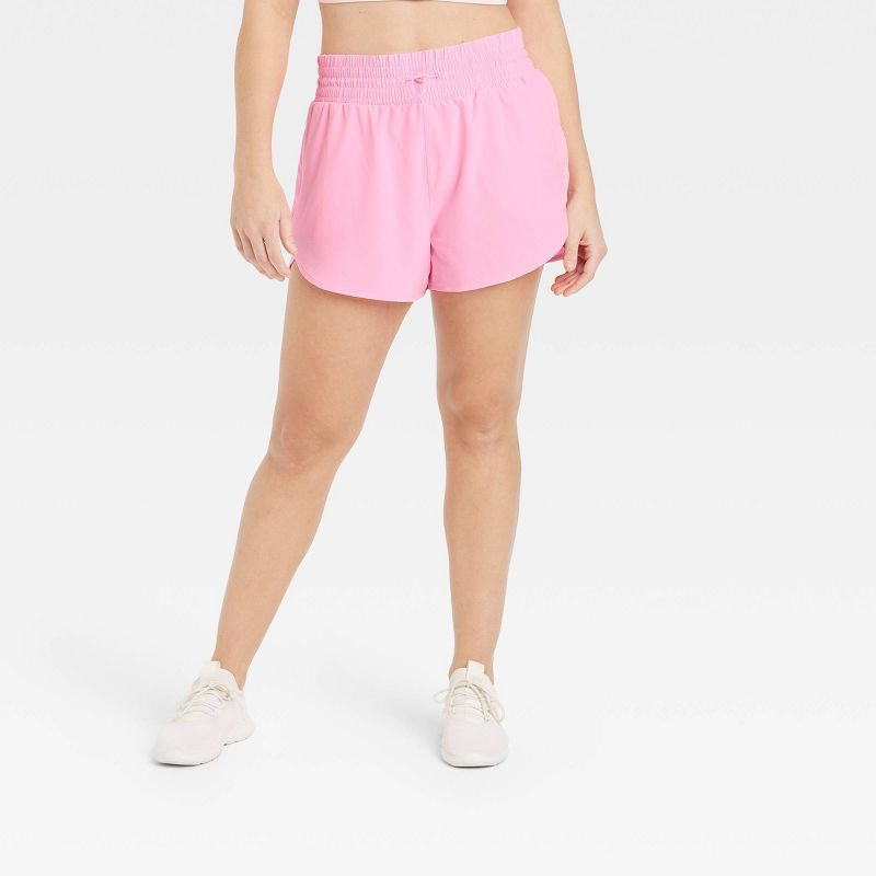 Women's Flex Woven High-Rise Shorts 3" - All In Motion™, 4 of 16