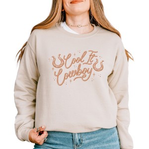 Simply Sage Market Cool It Cowboy Rope Sweatshirt - 1 of 4