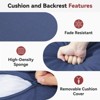 POCASSY Outdoor Chair Cushions Set, 22.5 x 25 Replacement Outdoor Cushions for Patio Furniture Dining Rocking Swivel Chairs Sofa Loveseat - 4 of 4