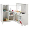 COZONY Corner Play Kitchen Set for Kids, Wooden Pretend Cooking Center with Interactive Sounds Storage Cabinets for Toddlers - 3 of 4