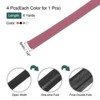 Unique Bargains Cotton Washable Sewing Binding Bulk Double Fold Bias Tape 4 Pcs - 2 of 4