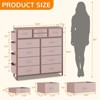 Gikpal 12 Drawer Dresser for Bedroom, Cupboards & Cabinets, Tall Dressers & Chests of Drawers for Bedroom, Side Pockets and Hooks, Living Room - 3 of 4