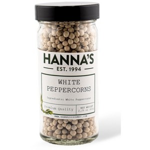 White Whole Peppercorns, Hanna's Gourmet - 1 of 3