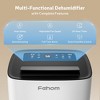 Fehom 80-150 Pint Energy Star Smart Dehumidifier with Auto Swing and Defrosting for Basements or Wet Spaces - 4 of 4